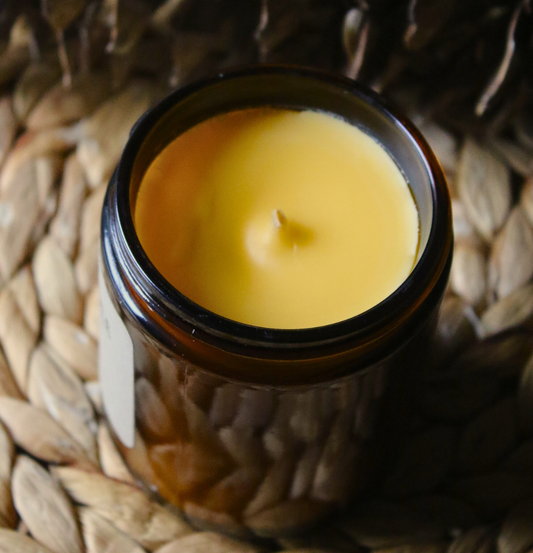 Beeswax candle